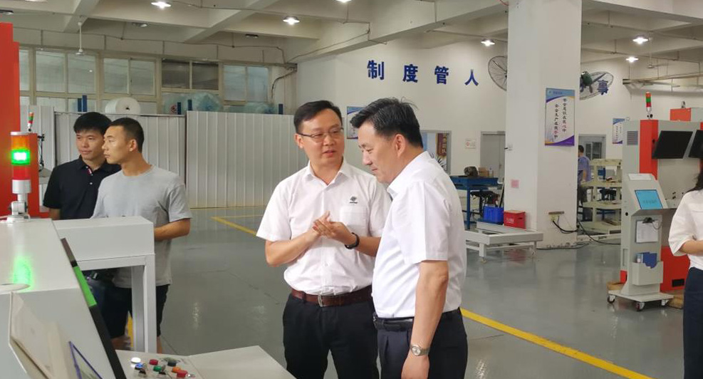 热烈欢迎重庆市北碚区区委书记周旭莅临米兰·(milan)中国官方网站科技考察